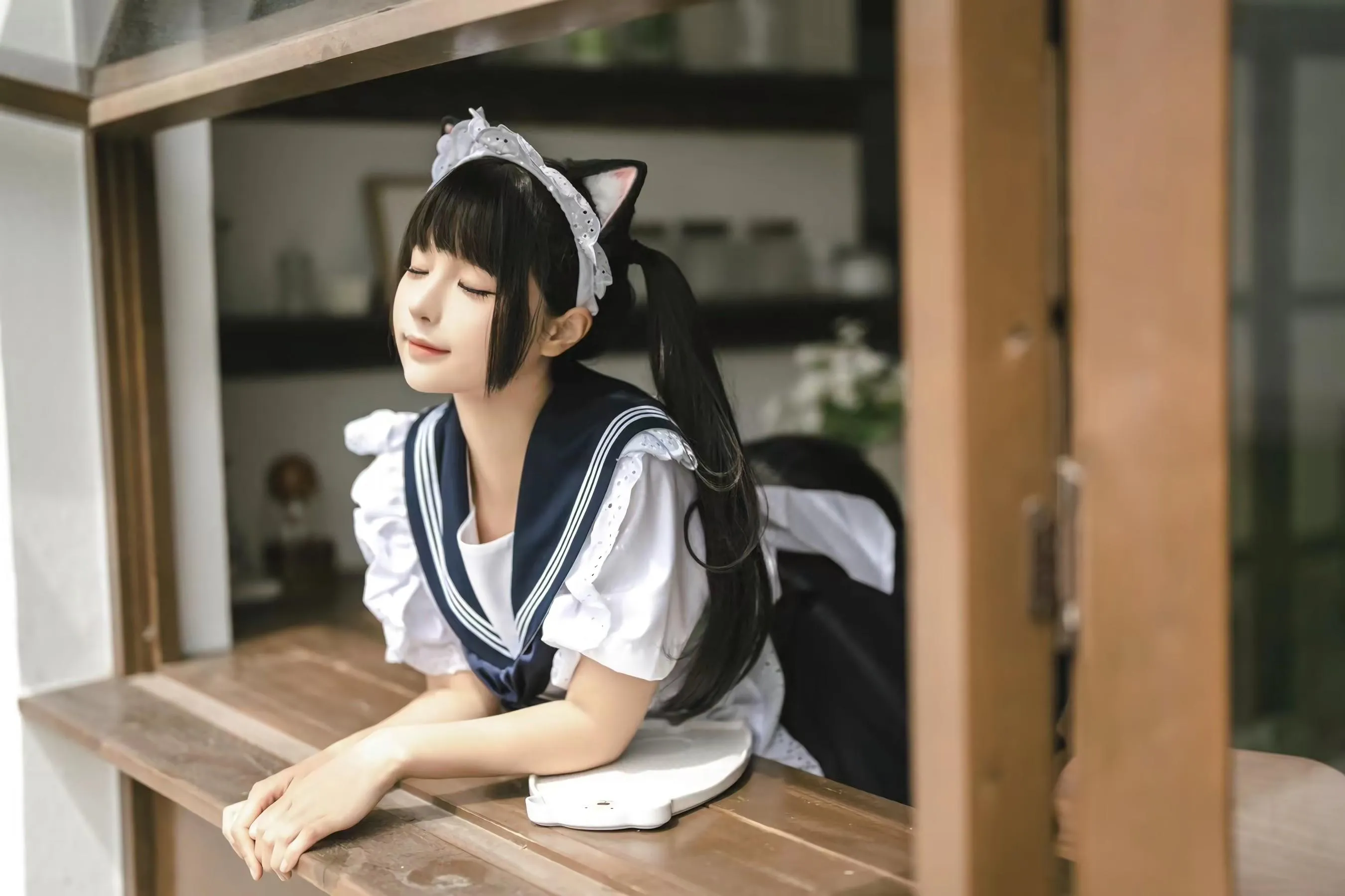 蠢沫沫 – NO.215 猫猫女仆 [24P]插图4